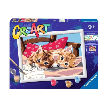 CreArt dla dzieci: Dwa słodkie kotki